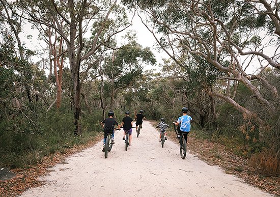 Photo of Stirling Financial Consulting Sutherland Shire riding bikes